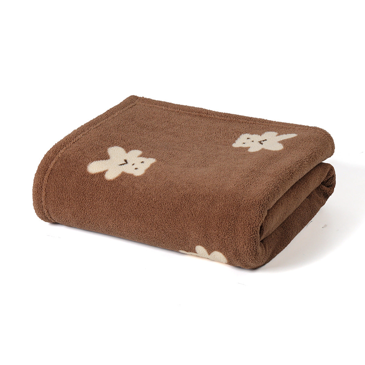 Women's Patterned Throw Blanket Harrow Fluffy Blended Fabric Animal Motifs Polka Dots