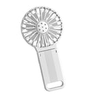 Portable USB Fan with Adjustable Speeds Compact Lightweight Rechargeable Cooling Fan for Travel Office Outdoors