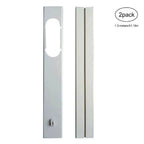 Portable Air Conditioner Window Vent Adapter Kit Adjustable Sliding Panel Oval Exhaust