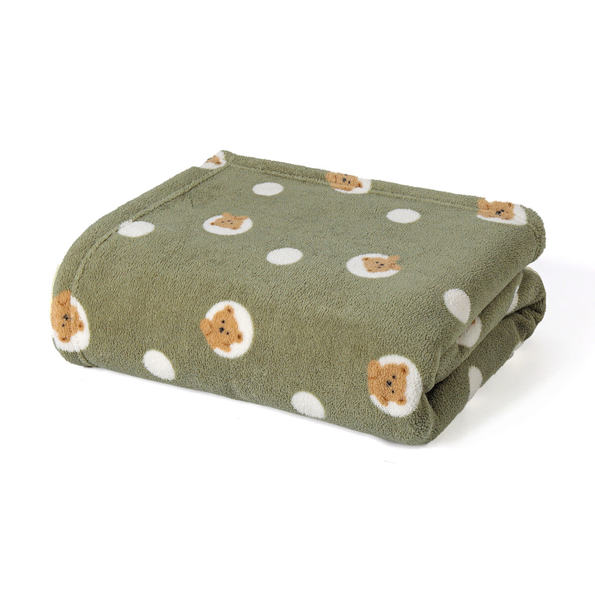 Women's Patterned Throw Blanket Harrow Fluffy Blended Fabric Animal Motifs Polka Dots