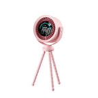 Portable Desk Fan USB Rechargeable Quiet Operation Adjustable Speed
