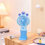 Portable Handheld Fan Lion Design USB Rechargeable Cute Lightweight Personal Fan