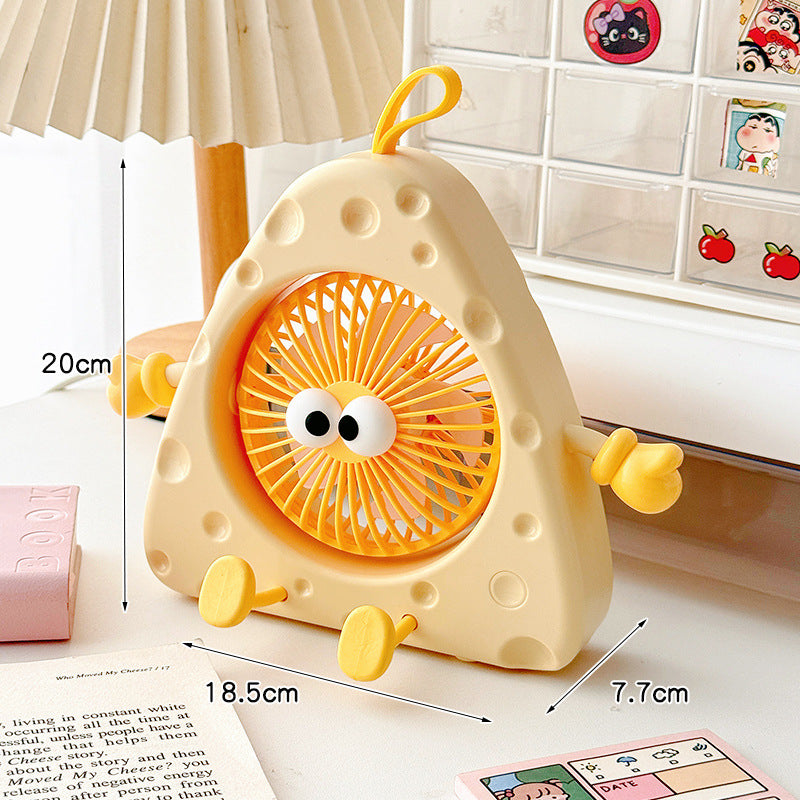 Portable Table Fan Creative House Design Compact Quiet Operation for Desk or Travel