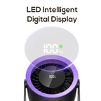 Portable Mini Fan Compact Quiet USB Rechargeable Adjustable Speeds for Travel Office Bedroom
