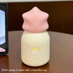 Women’s Insulated Water Bottle with Star Cap BPA-Free Leak-Proof Portable Drink Bottle