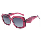 Women's Oversized Sunglasses Geometric Frame Tinted Lenses UV Protection Lightweight