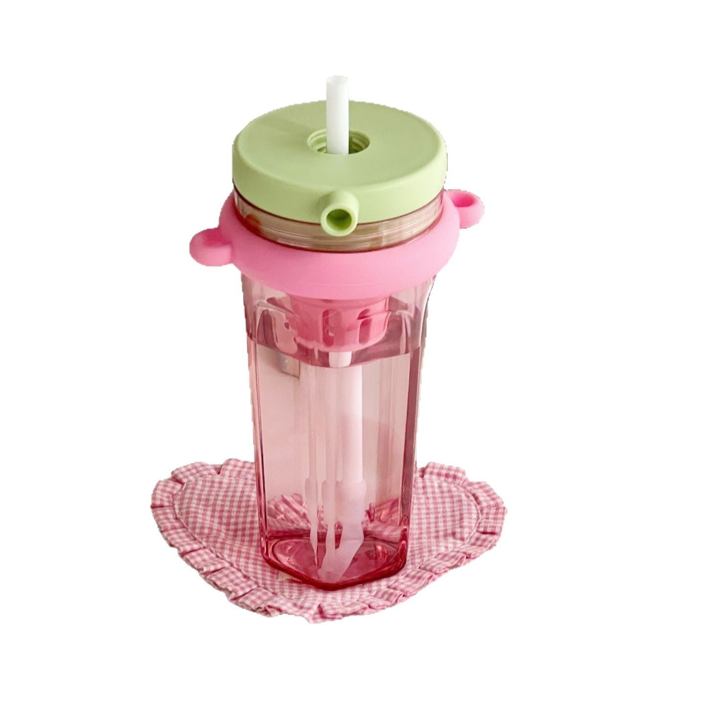Women’s Fruit Infuser Water Bottle BPA-Free Leak-Proof with Carry Strap for Flavored Drinks