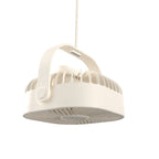 Unisex Ceiling-Mounted Industrial Circular Fan with Swivel Handle for Workshop and Warehouse Ventilation