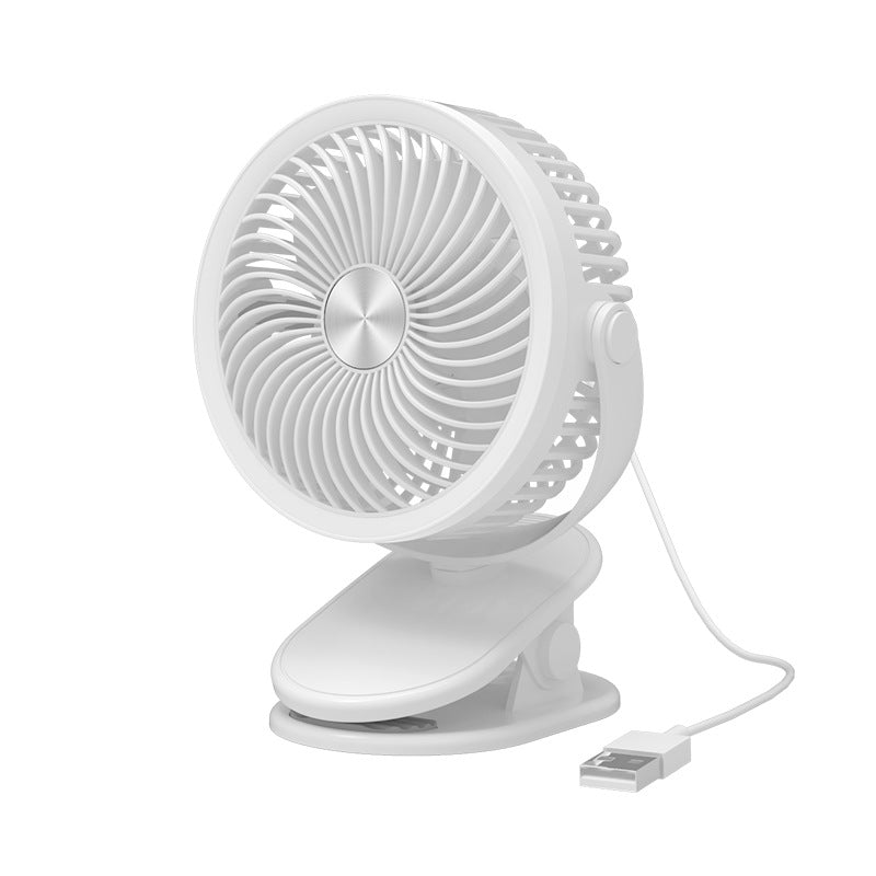 Portable Clip Fan with Adjustable Head Quiet Operation Compact Design