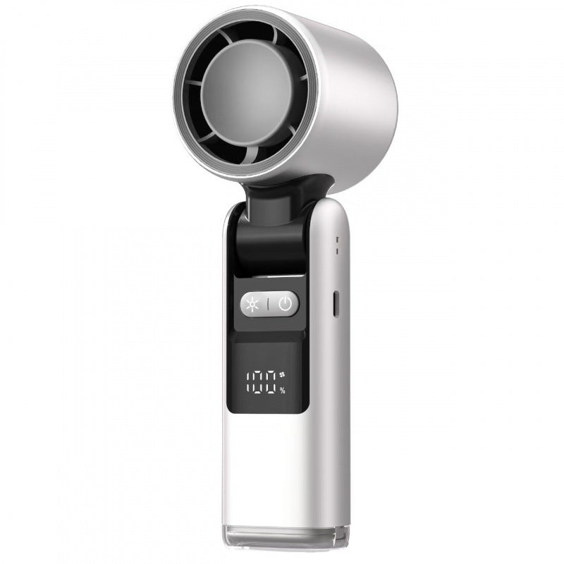 Harrow Portable Personal Fan Rechargeable Battery Adjustable Speed LED Display