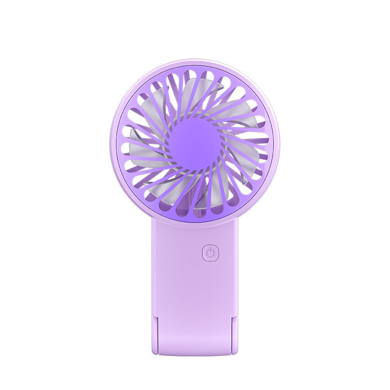 Compact Handheld Cooling Fan Portable USB Rechargeable Adjustable Airflow