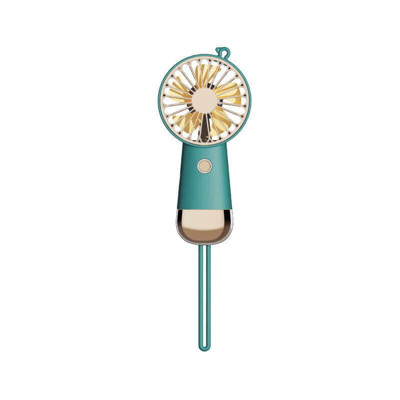 Portable Mini Fan Lightweight Ergonomic Design Rechargeable Battery Multiple Speeds