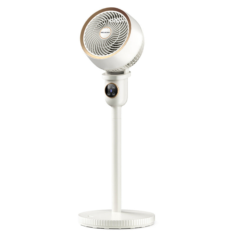 Smart Stand Fan with Remote Control Height Adjustable Quiet Operation Timer Function