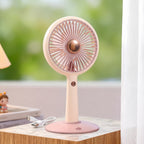 Portable Mini Fan USB Rechargeable Adjustable Speed Compact Personal Handheld Fan