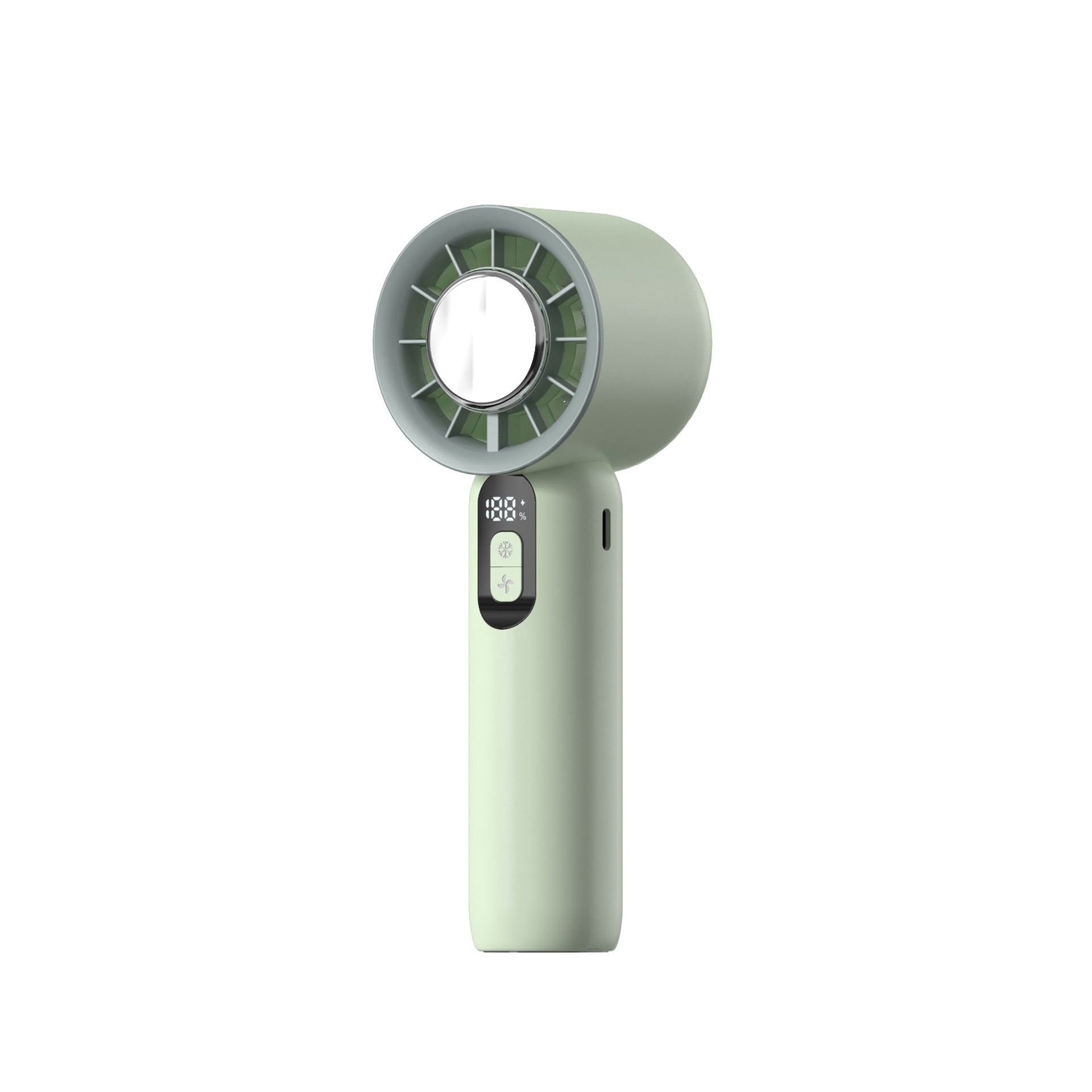 Ladies Portable Handheld Fan with Digital Control Compact Quiet Design