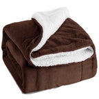 Cozy Blanket Soft Fleece Sherpa Lightweight Machine Washable
