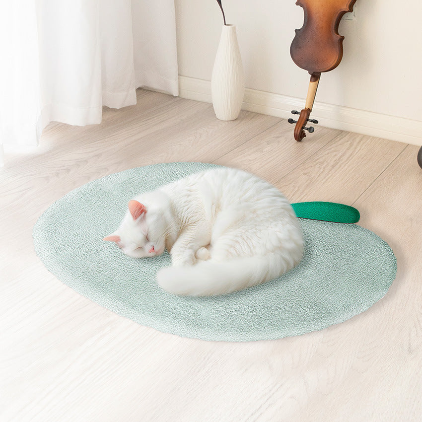 Funny Lemon-Shaped Bath Mat Soft Microfiber Non-Slip Bathroom Rug Unisex
