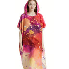 Women’s Music Motif House Snuggler Hoodie Soft Cotton Comfortable Fit with Hood