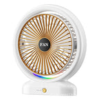 Personalized Desk Fan Quiet Operation Adjustable Speed 360° Rotation Compact Design