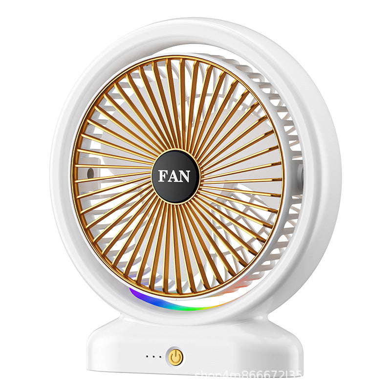 Personalized Desk Fan Quiet Operation Adjustable Speed 360° Rotation Compact Design