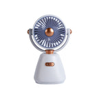 Portable Rechargeable Desk Fan Compact Lightweight Quiet Operation Multiple Speeds