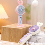 Portable USB Handheld Fan Lightweight Ergonomic Animal Design Cute Personal Cooling Fan