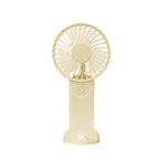 Portable Battery-Operated Desktop Fan Compact Lightweight Cordless Adjustable Speed