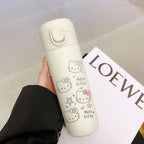 Insulated Water Bottle with Hello Kitty Design Leak-Proof BPA-Free for Women