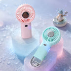 Portable USB Fan Compact Lightweight Rechargeable with Multiple Speeds and Low Noise
