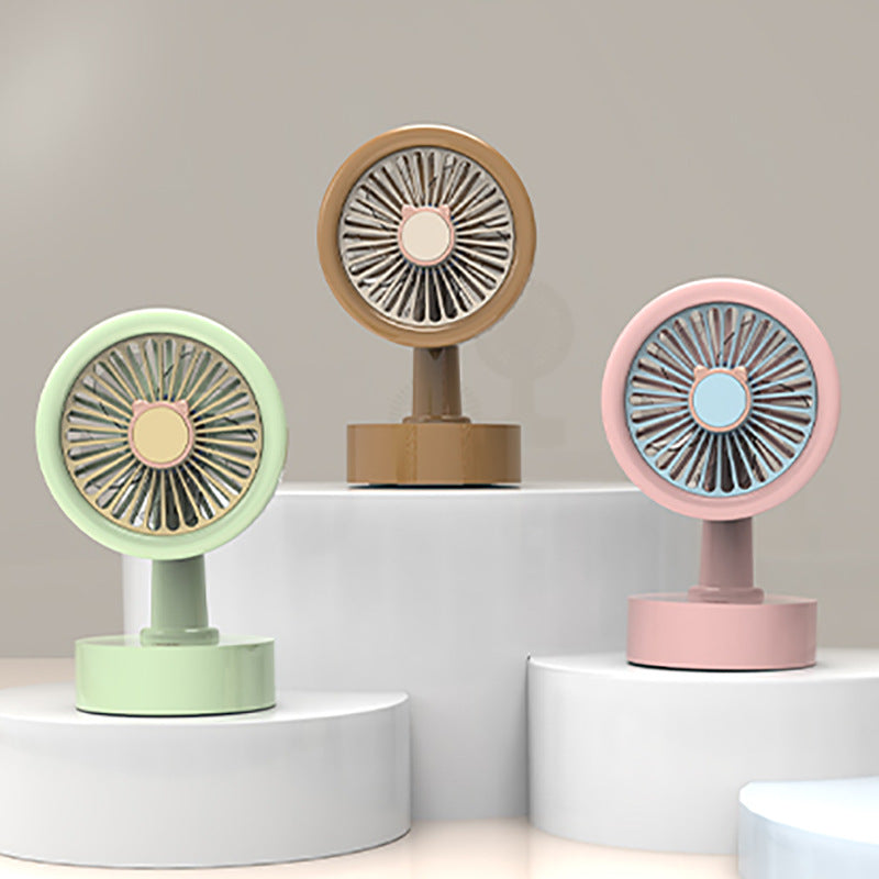 Portable Handheld Fan Monkey Design USB Rechargeable Lightweight Personal Cooling Fan