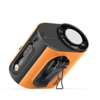 Portable Mini Fan Rechargeable USB Clip-On with LED Light Unisex