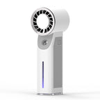 Portable Facial Mist Sprayer with USB Rechargeable Mini Fan Ultrasonic Hydrating Skincare Device