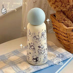 Insulated Water Bottle Double Wall Leak-Proof Lid Fruity Design Lightweight Reusable