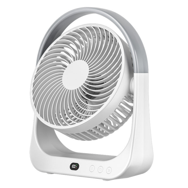Ladies Table Fan Quiet Operation Swing Function Modern Minimalist Design