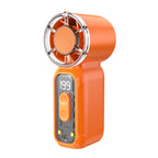 Portable High-Performance Blower Fan with Digital Temperature Display Rechargeable Battery