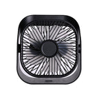 Unisex Ceiling-Mounted Industrial Circular Fan with Swivel Handle for Workshop and Warehouse Ventilation