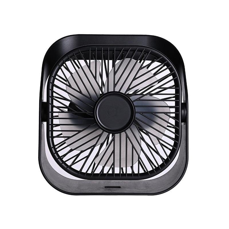 Unisex Ceiling-Mounted Industrial Circular Fan with Swivel Handle for Workshop and Warehouse Ventilation