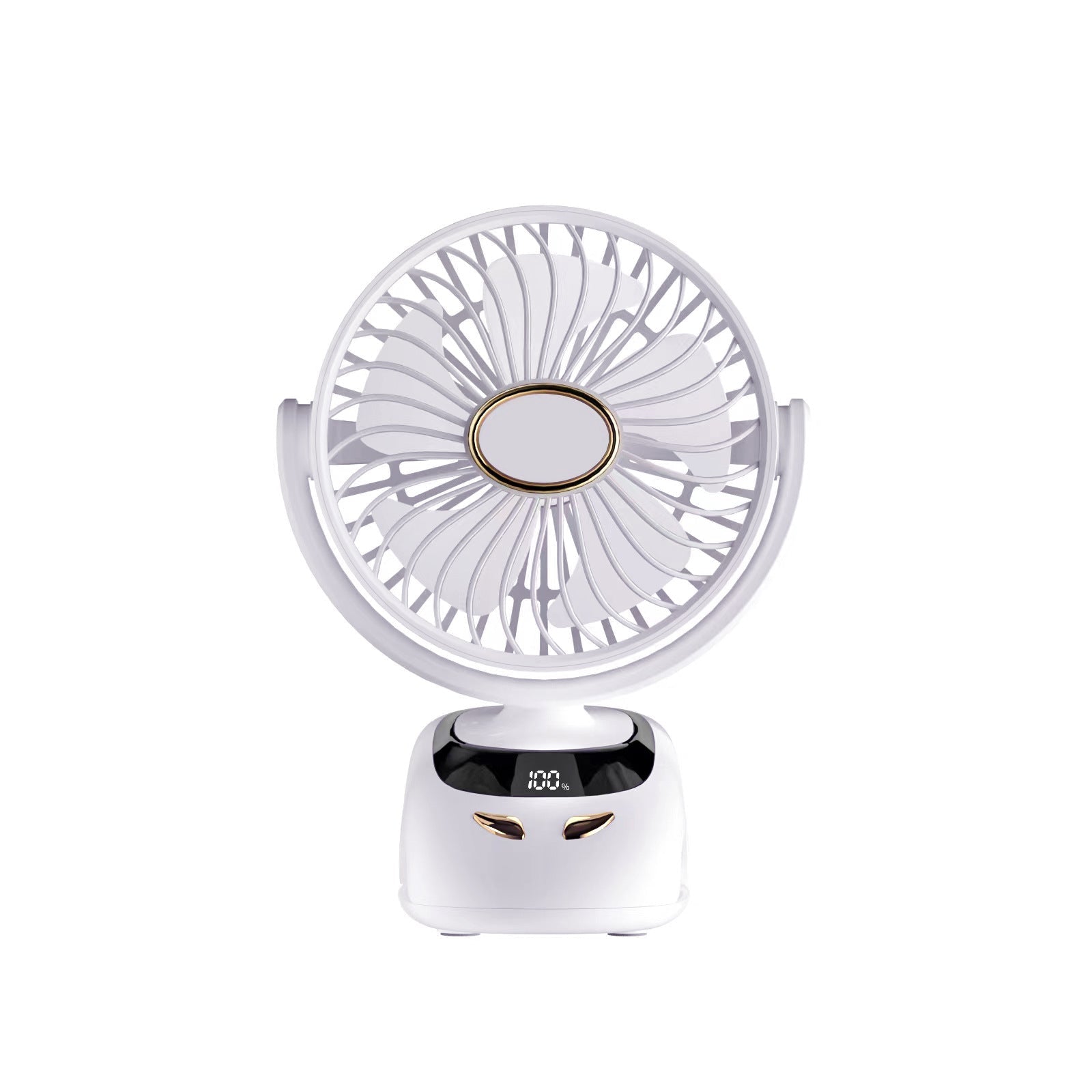 Portable Table Fan Wireless Battery Operated Quiet Adjustable Speed