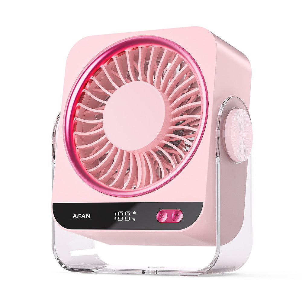 Portable Mini Air Circulator Fan Compact Lightweight Adjustable Speed Energy Efficient