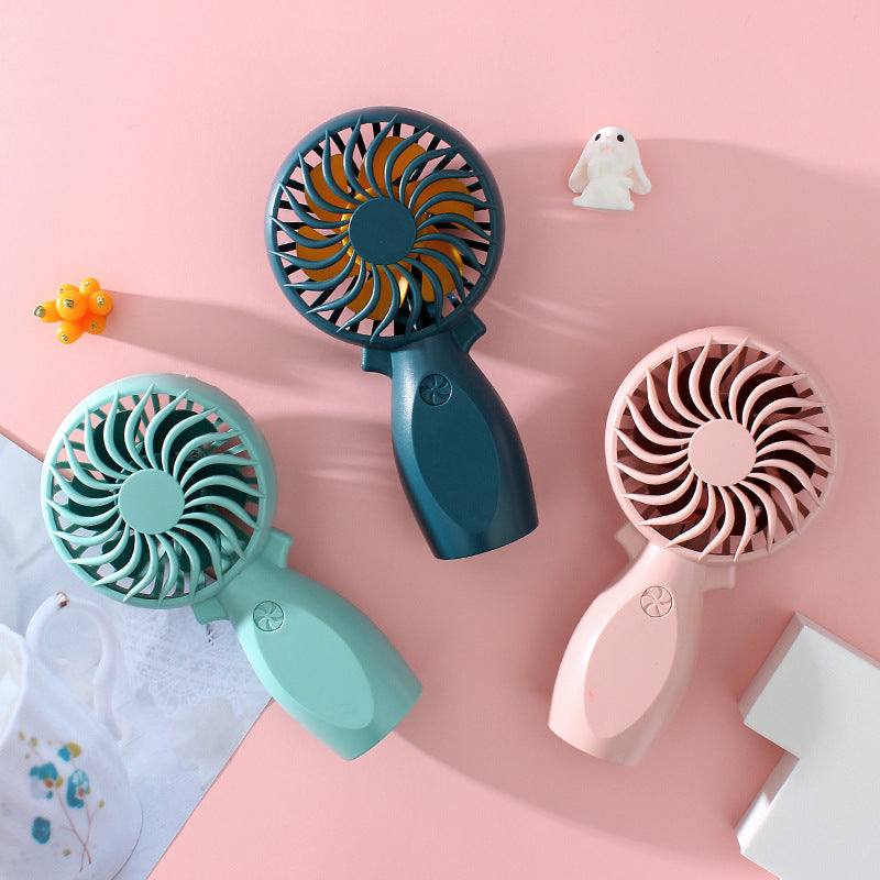 Portable Handheld Fan for Women USB Rechargeable Ergonomic Grip Compact Design