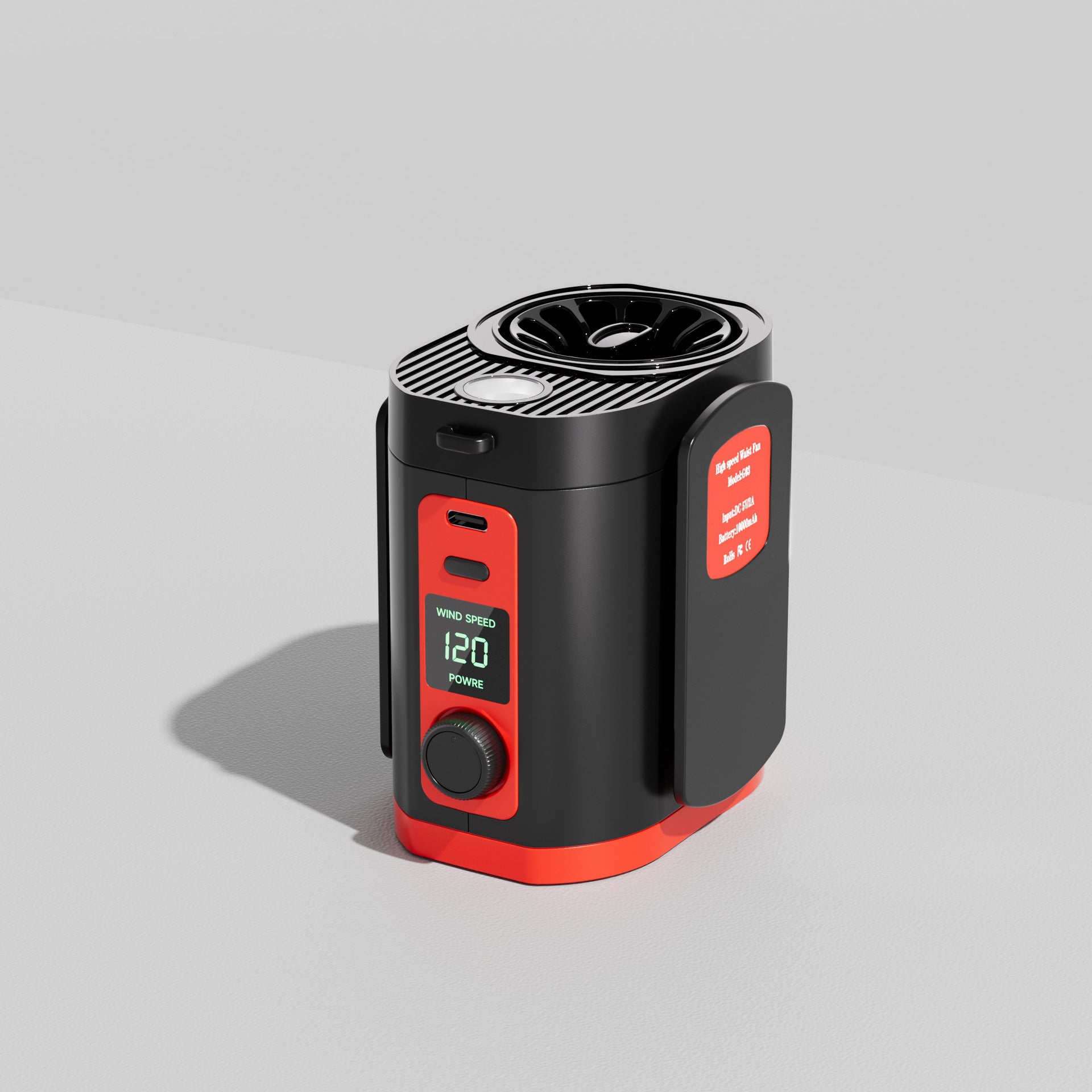 Mini Air Cooler Portable High Performance Adjustable Fan with Digital Display