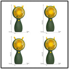 Portable Mini Fan with Animal Design Rechargeable Personal Cooling Fan