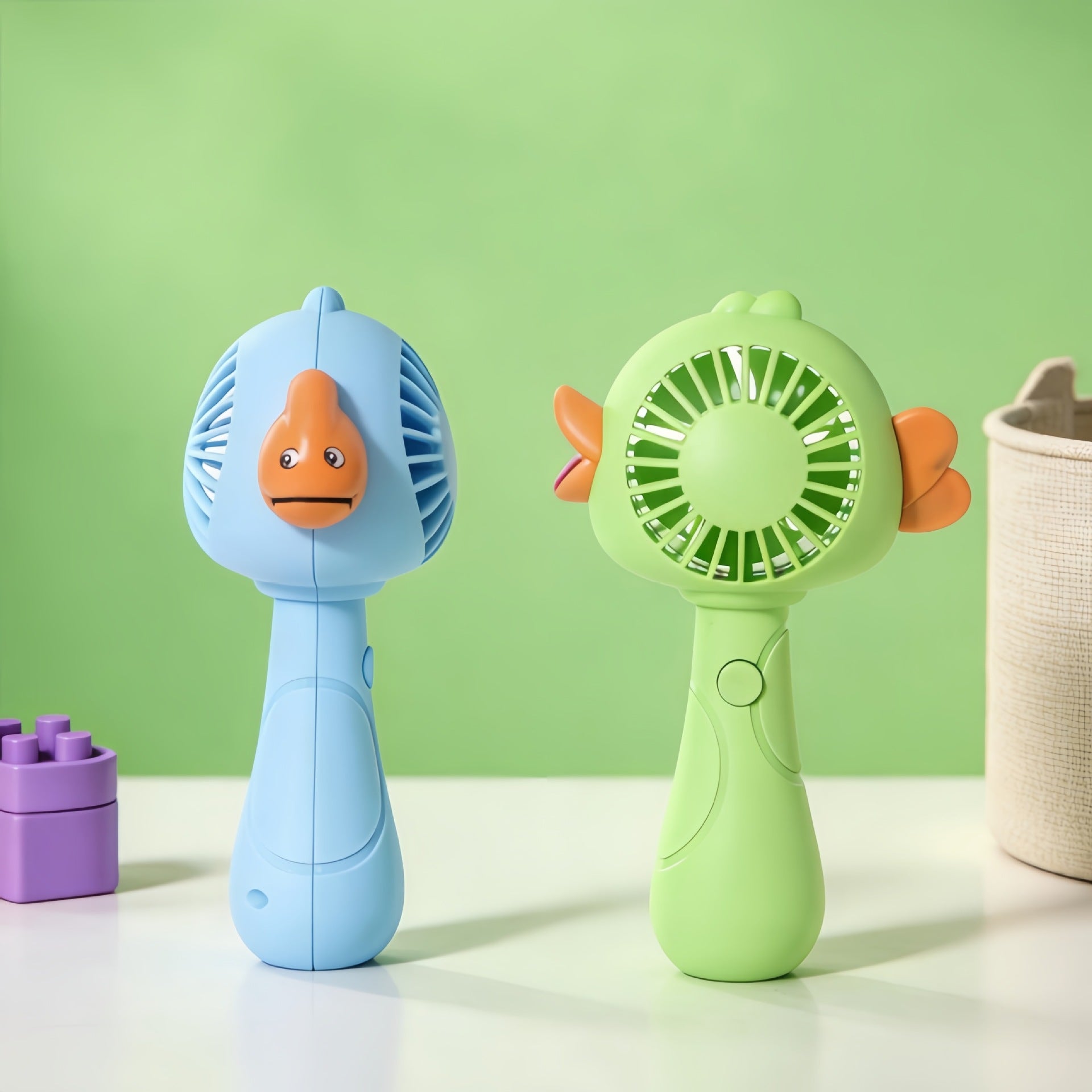 Rechargeable Handheld Fan USB Portable Child-Safe Animal Design Unisex