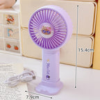 Portable USB Rechargechargeable Handheld Fan Compact Lightweight with Multiple Speeds