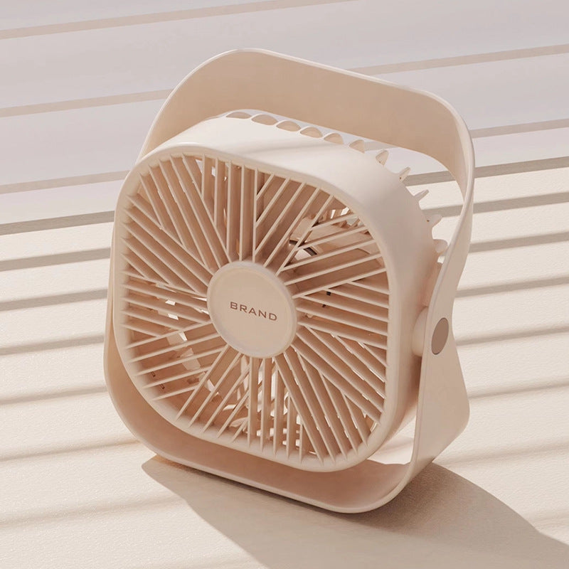 Unisex Ceiling-Mounted Industrial Circular Fan with Swivel Handle for Workshop and Warehouse Ventilation