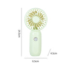 Harrow Compact Portable Handheld Fan Lightweight Ergonomic Handle Unisex Cooling Device