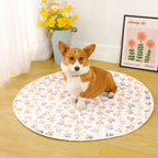 Plush Cat Bed Soft Non-Slip Bottom Machine Washable Cozy Pet Bed