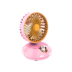 Cute Animal-Themed Desktop Fan Harrow Portable Quiet Adjustable Speed Cooling Fan