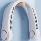 Hands-Free Wearable Personal Cooling Fan Adjustable Airflow Rechargeable Battery