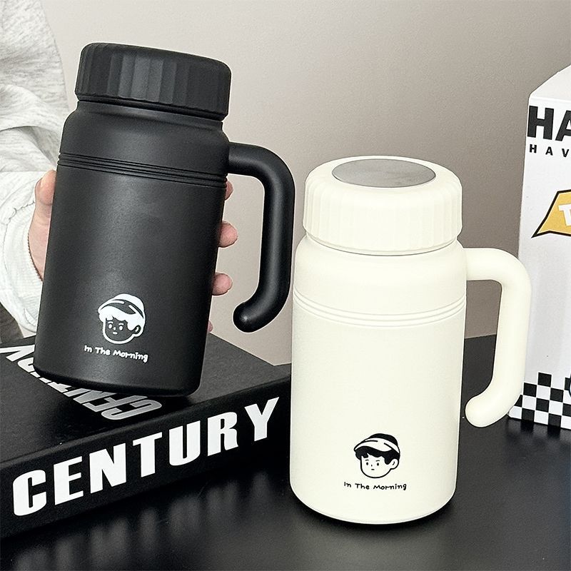 Women’s Insulated Carafe 1000ml BPA-Free Plastic Thermos with Ergonomic Handle and Spill-Proof Lid